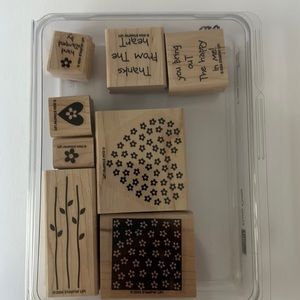 Stampin’ Up Daisy Crazy Wood Stamp Set